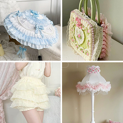 Polyester Lace Ribbon OCOR-TAC0035-25F-1
