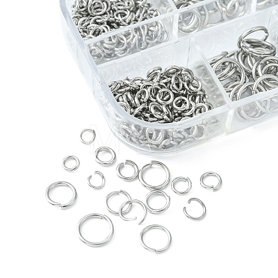 12 Styles 304 Stainless Steel Jump Rings Sets DIY-FS0004-13-1