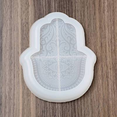 DIY Hamsa Hand Tray Plate Silicone Molds DIY-P070-E01-1