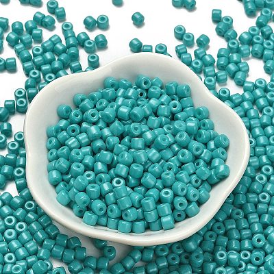 Baking Paint Pearlized Glass Seed Beads SEED-C001-04A-06-1