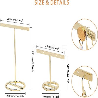 Iron Earring Display Stands EDIS-WH0007-02-1