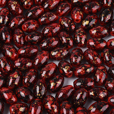 Oval Glass Seed Beads SEED-T009-02H-1