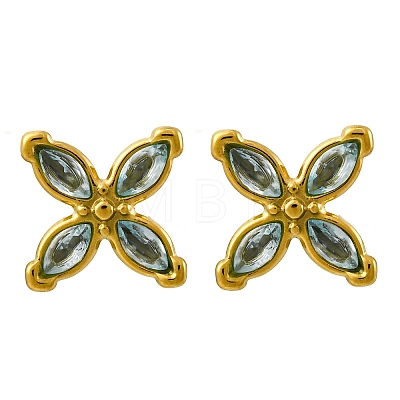 304 Stainless Steel Stud Earrings EJEW-C135-01G-05-1