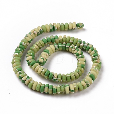 Handmade Polyester Clay Beads Strand X-CLAY-P001-04B-1