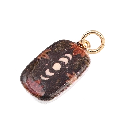 Brass Enamel Pendants LS-ENAM-I087-03A-1