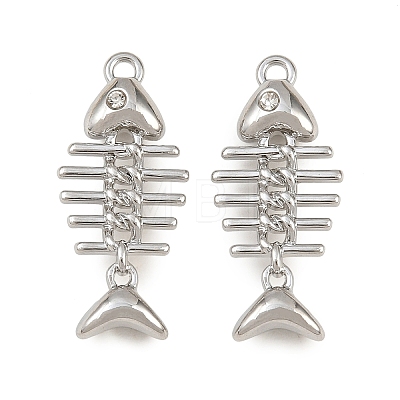 Rack Plating Alloy Rhinestone Pendants RB-CBAB71D-02P-1