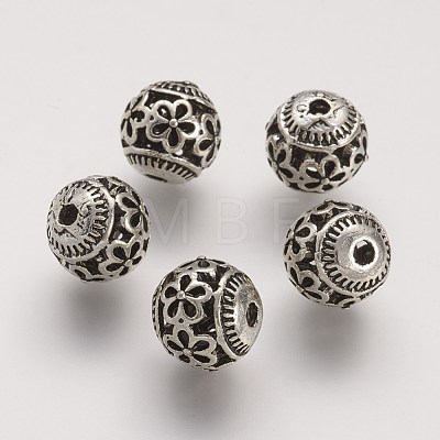 Tibetan Style Alloy Beads PALLOY-F149-19AS-1