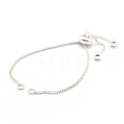 925 Sterling Silver Chain Bracelet Making MAK-L016-001S-1
