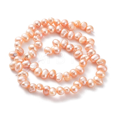 Natural Cultured Freshwater Pearl Beads Strands PEAR-J007-81B-1