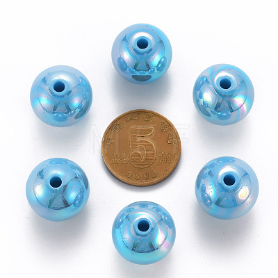 Opaque Acrylic Beads MACR-S370-D16mm-9-1