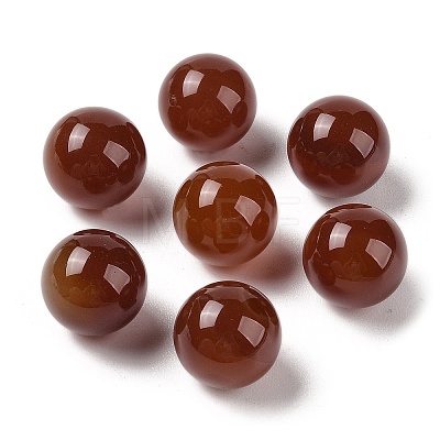 Natural Carnelian Agate No Hole Sphere Beads G-K353-04D-29-1