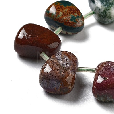 Natural Indian Agate Beads Strands G-P528-E07-01-1