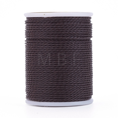 Round Waxed Polyester Cord YC-G006-01-1.0mm-22-1