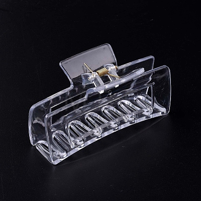 Transparent Plastic Large Claw Hair Clips PHAR-F016-11-1