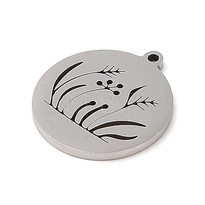 Non-Tarnish 201 Stainless Steel Pendants STAS-S126-01P-1