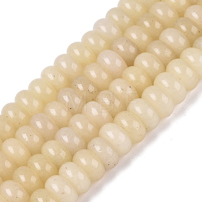 Natural White Jade Beads Strands G-Q613-01F-18-1