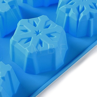 Snowflake Cake DIY Food Grade Silicone Mold DIY-K075-15-1