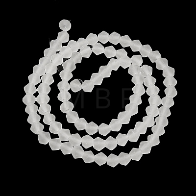 Imitate Austrian Crystal Frosted Glass Beads Strands EGLA-A039-T6mm-MD13-1