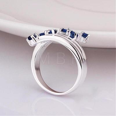 Simple Fashion Style Brass Hollow Cubic Zirconia Rings RJEW-EE0001-076P01-F-1