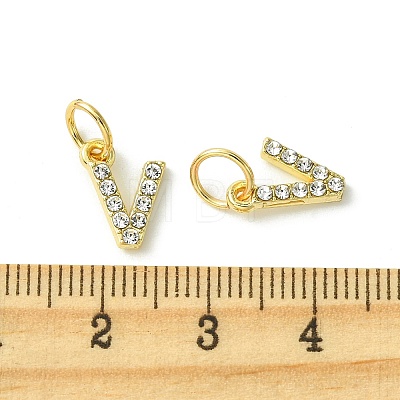 Rack Plating Alloy Rhinestone Pendants PALLOY-S187-01V-1