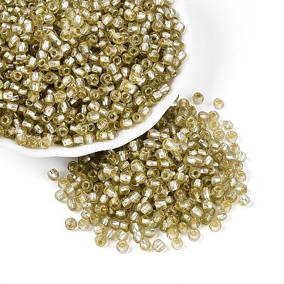 Silver Lined Glass Seed Beads SEED-T007-18A-05-1
