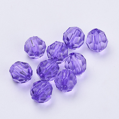 Transparent Acrylic Beads LS-TACR-Q257-10mm-V50-1