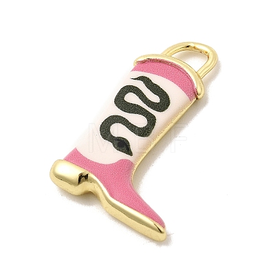 Printed Brass Pendants KK-K274-06G-1