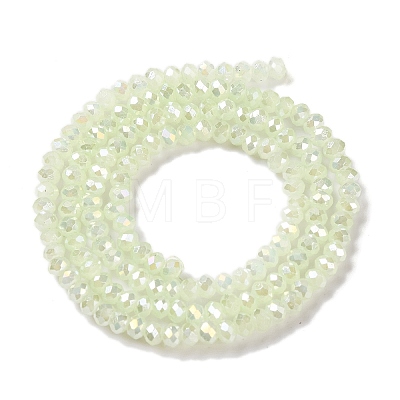 Baking Electroplate Glass Beads Strands X-DGLA-A039-J2MM-B17-1