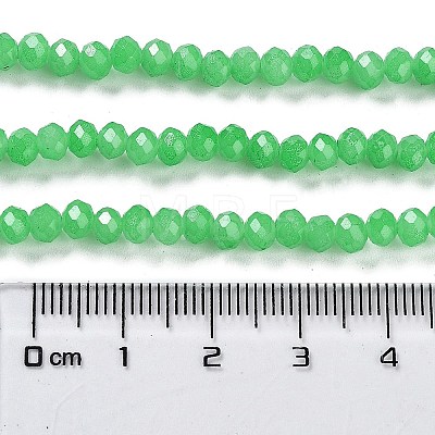 Baking Painted Imitation Jade Glass Bead Strands DGLA-A034-J4MM-A10-1