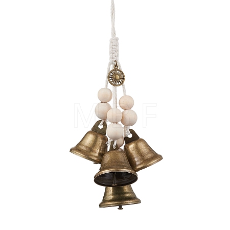 Iron Bell Pendant Decoration RN-CJ173C-AB-1