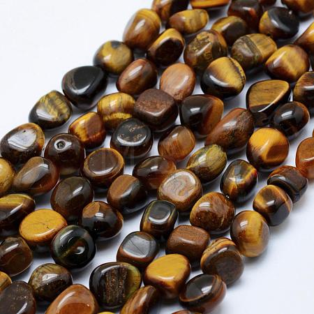 Natural Tiger Eye Beads Strands G-K203-28A-1