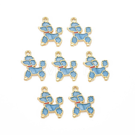 Alloy Enamel Pendants X-ENAM-N055-013B-NR-1