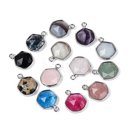 Natural & Synthetic Mixed Stone Pendants G-T144-72M-1