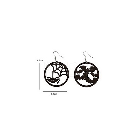 Halloween Theme Acrylic Dangle Earrings FS-WG9F574-05-1