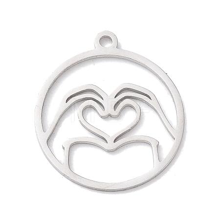 304 Stainless Steel Pendants STAS-Z131-01A-P-1