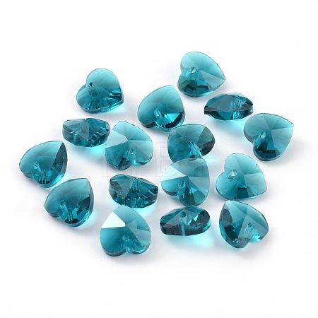 Romantic Valentines Ideas Glass Charms X-G030V14mm-14-1
