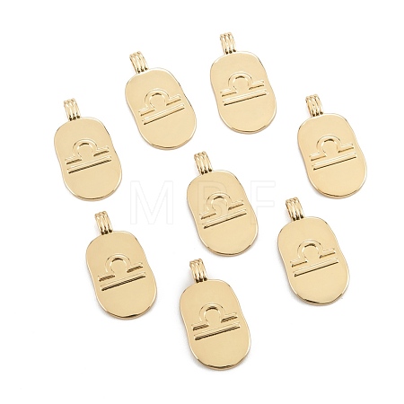 Brass Pendants KK-O140-20G-09-1