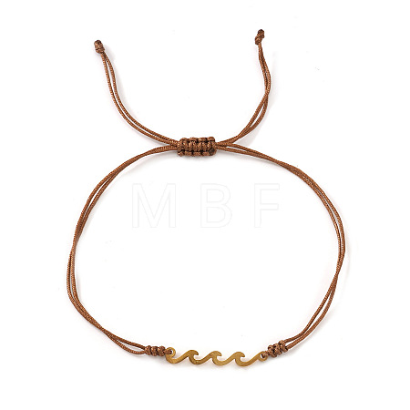 Stainless Steel Wavy Link Bracelets LN0693-5-1