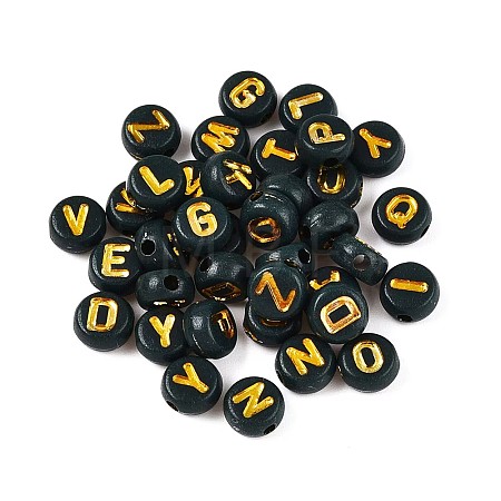 Plating Acrylic Beads PACR-T017-02D-1