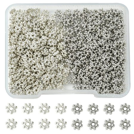 600Pcs 2 Colors CCB Plastic Bead Spacers CCB-YW0001-39B-1