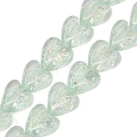Handmade Foil Glass Beads DICH-C001-01C-1