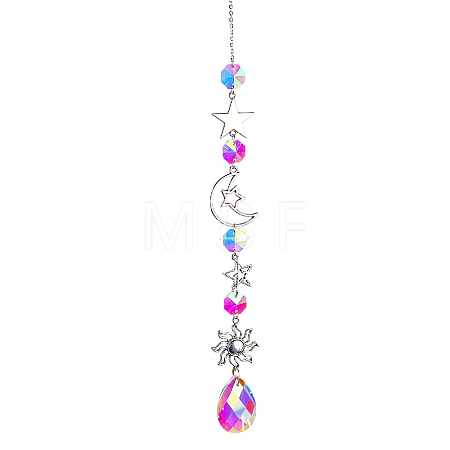 Iron Big Pendant Decorations LS-DJEW-PW0007-02E-1