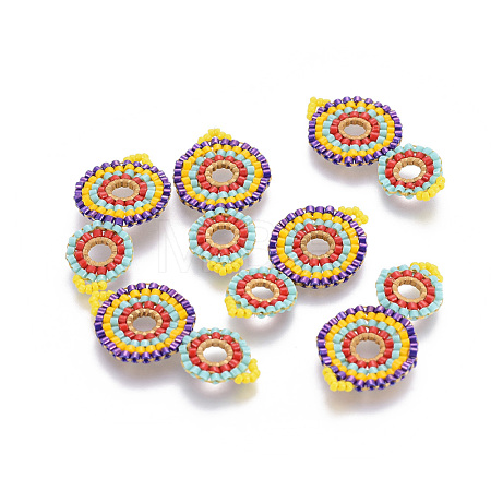 MIYUKI & TOHO Handmade Japanese Seed Beads Links SEED-A027-G09-1