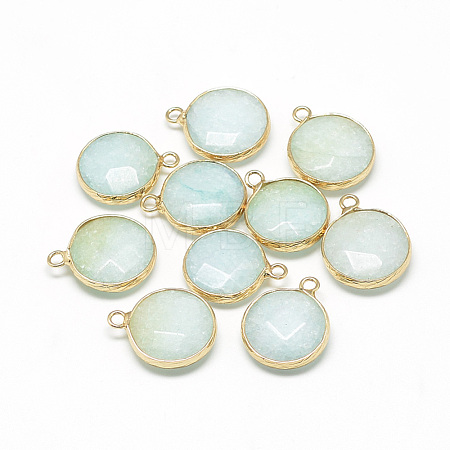Natural Amazonite Pendants G-Q964-08G-1