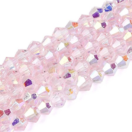 Transparent Glass Beads Strands EGLA-N021-4mm-06-1