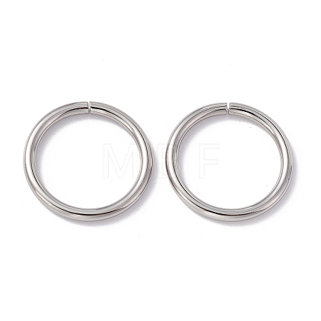 Non-Tarnish 304 Stainless Steel Jump Rings STAS-C040-01N-P-1