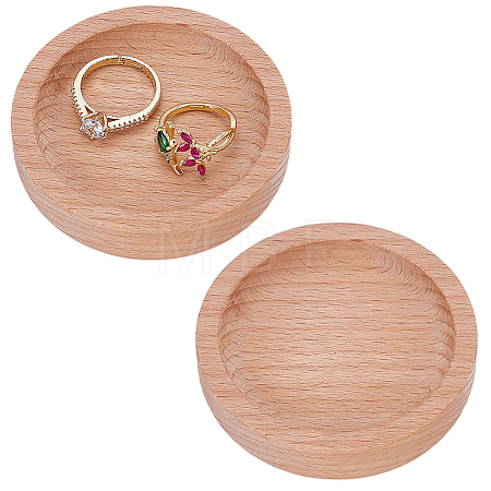 Wooden Jewelry Display Trays for Bracelets Necklaces ODIS-WH0086-229-1