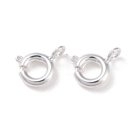 Eco-friendly Brass Spring Ring Clasps KK-D082-01C-S-1