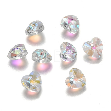 Romantic Valentines Ideas Glass Charms X-G030V10mm-39-1