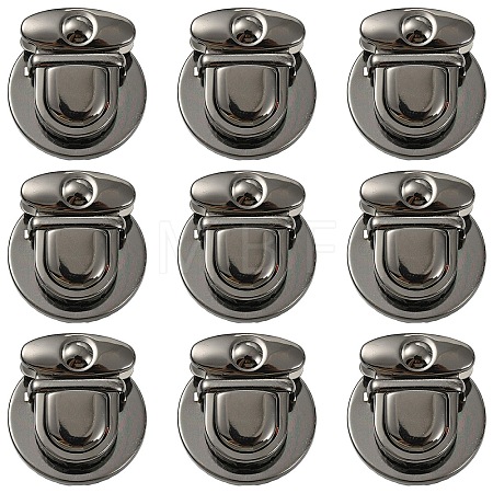 10Pcs Alloy Bag Tuck Lock Clasps FIND-YW0010-92B-1